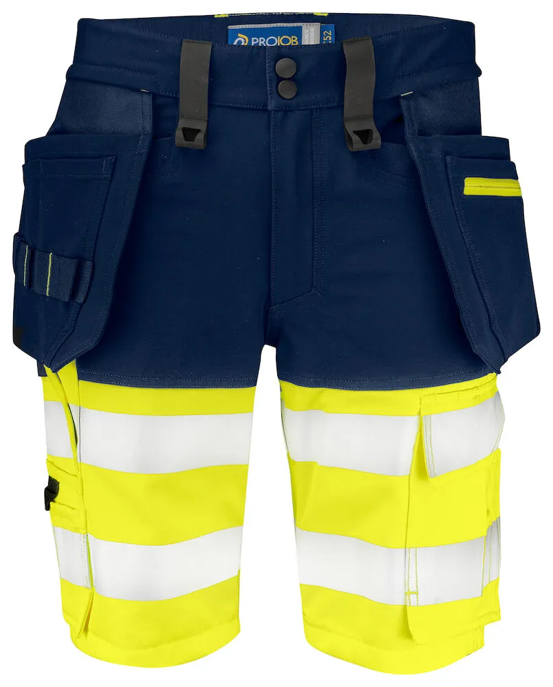 6580 SHORTS EN ISO 20471 KLASS 1 Gul