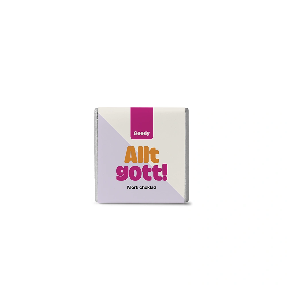 Ekologisk & Fairtrade Chokladkvadrater 5g Express