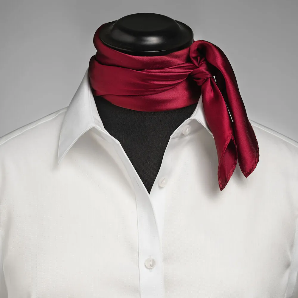 J.H&F Gift Box Scarf Vinröd
