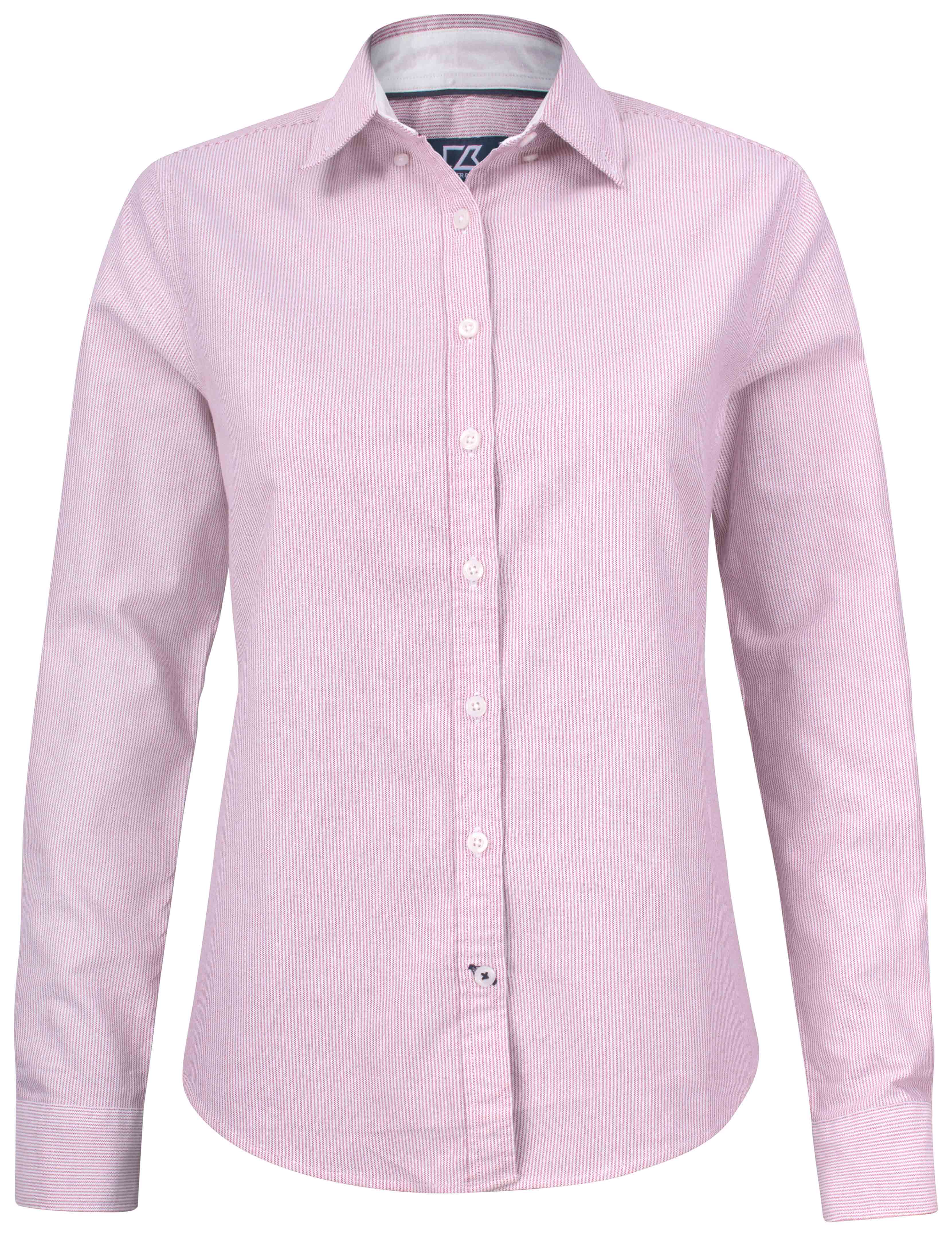 Belfair Oxford Shirt Ladies' Burgun/White