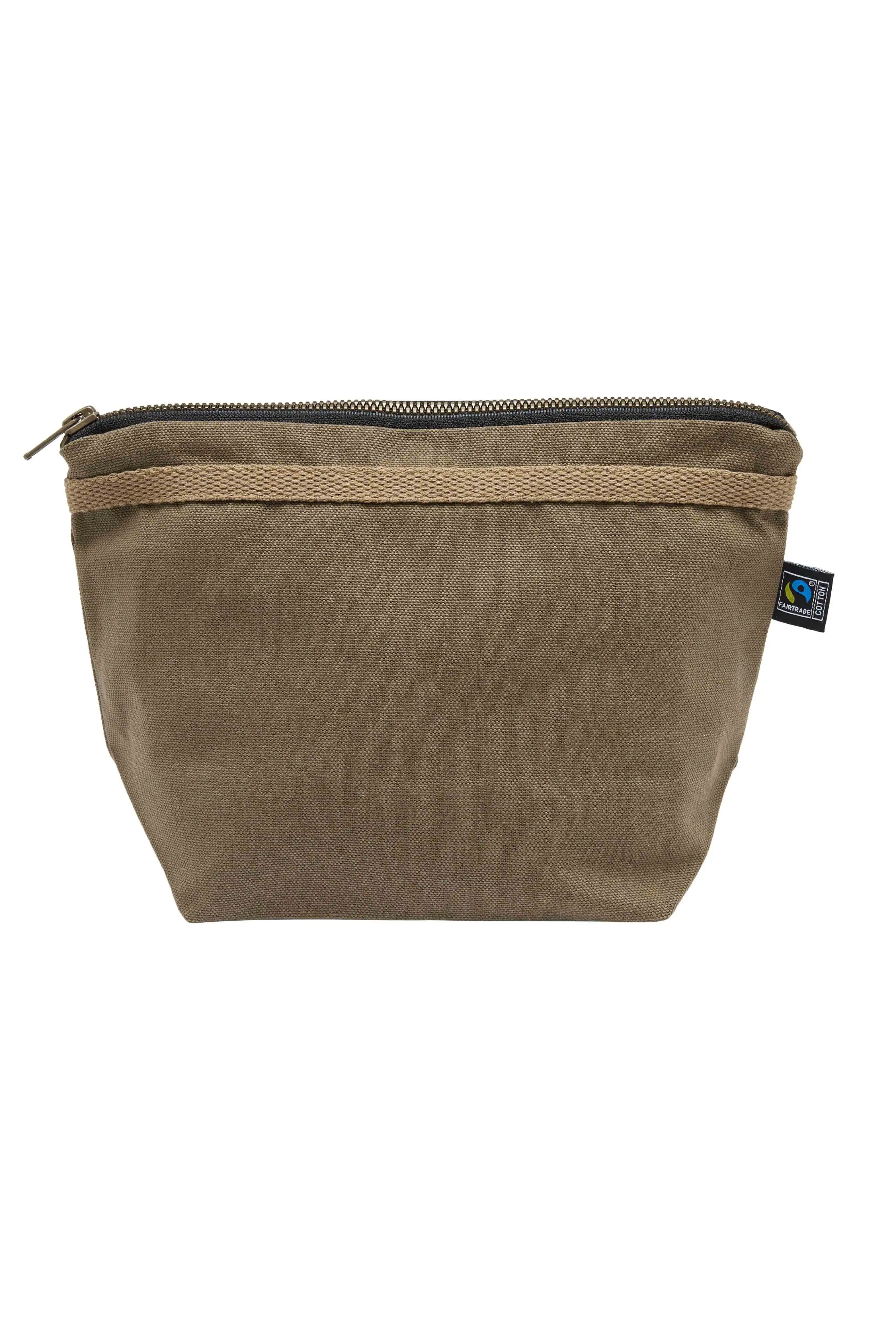 Canvas Toilet Case (GOTS) Dk Olive