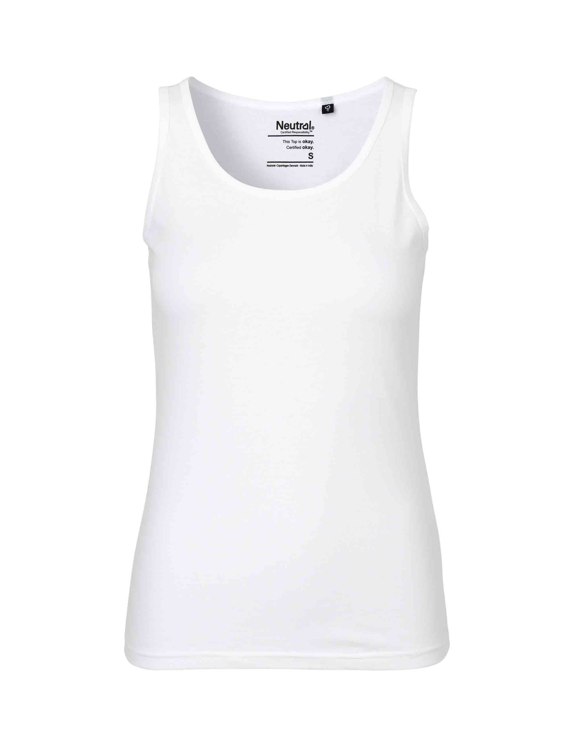 Ladies Tank Top White