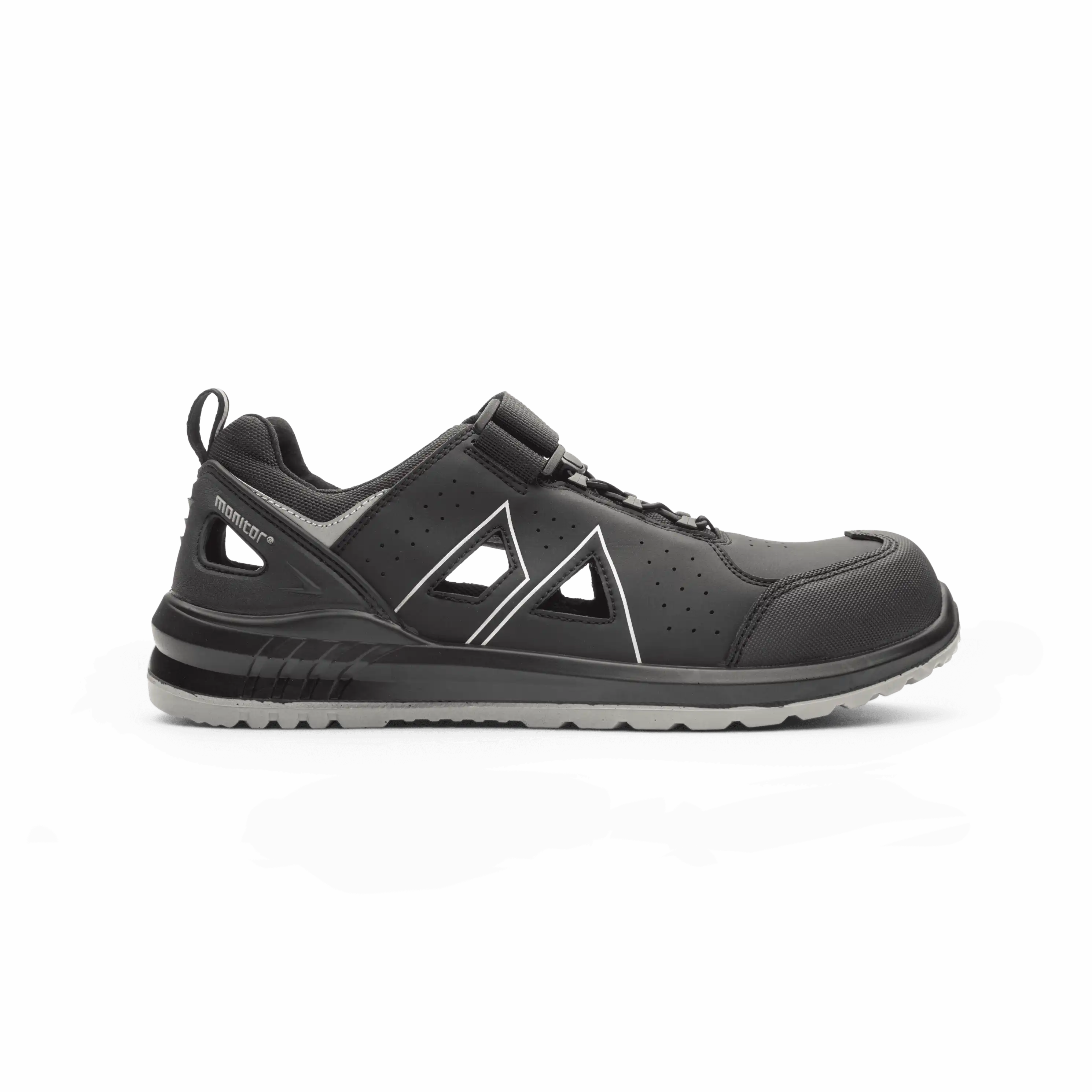 Radar Safety Sandal Black