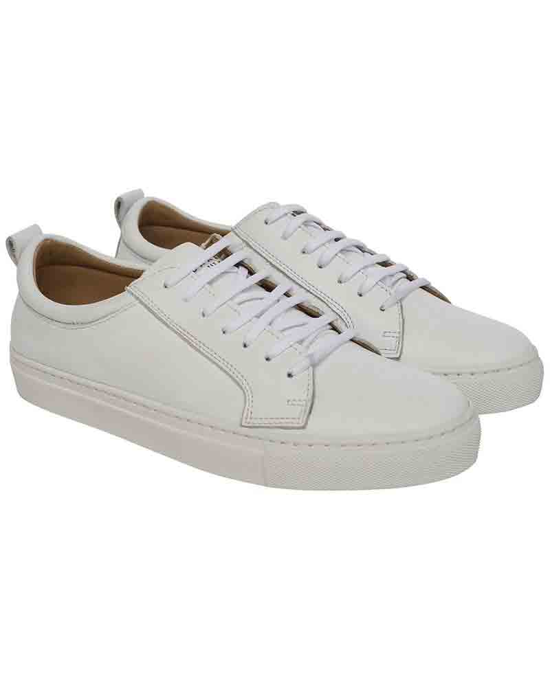 W's Luigi Leather Sneaker White