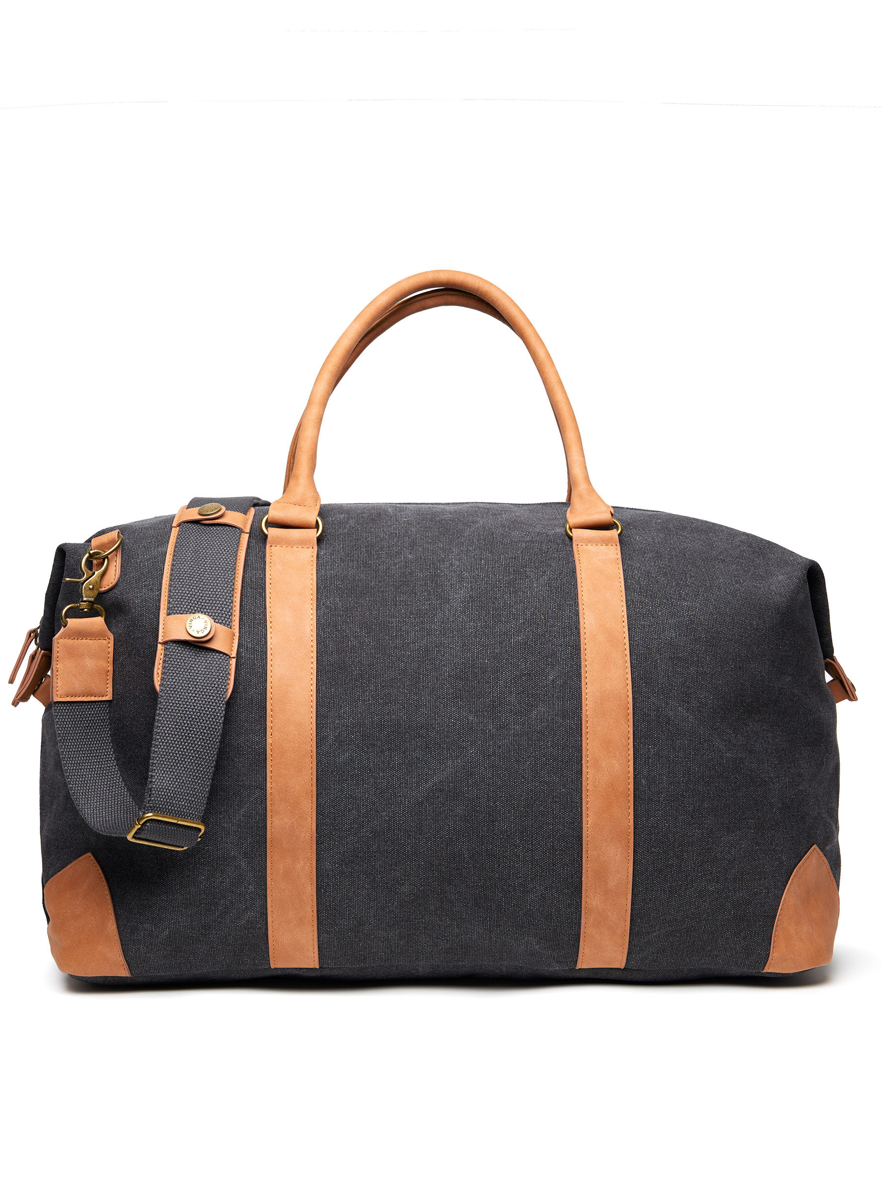 Bosler canvas dufflebag Svart