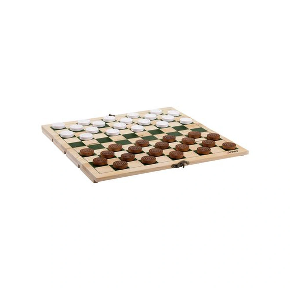 Rackpack Gamebox Checkers trä