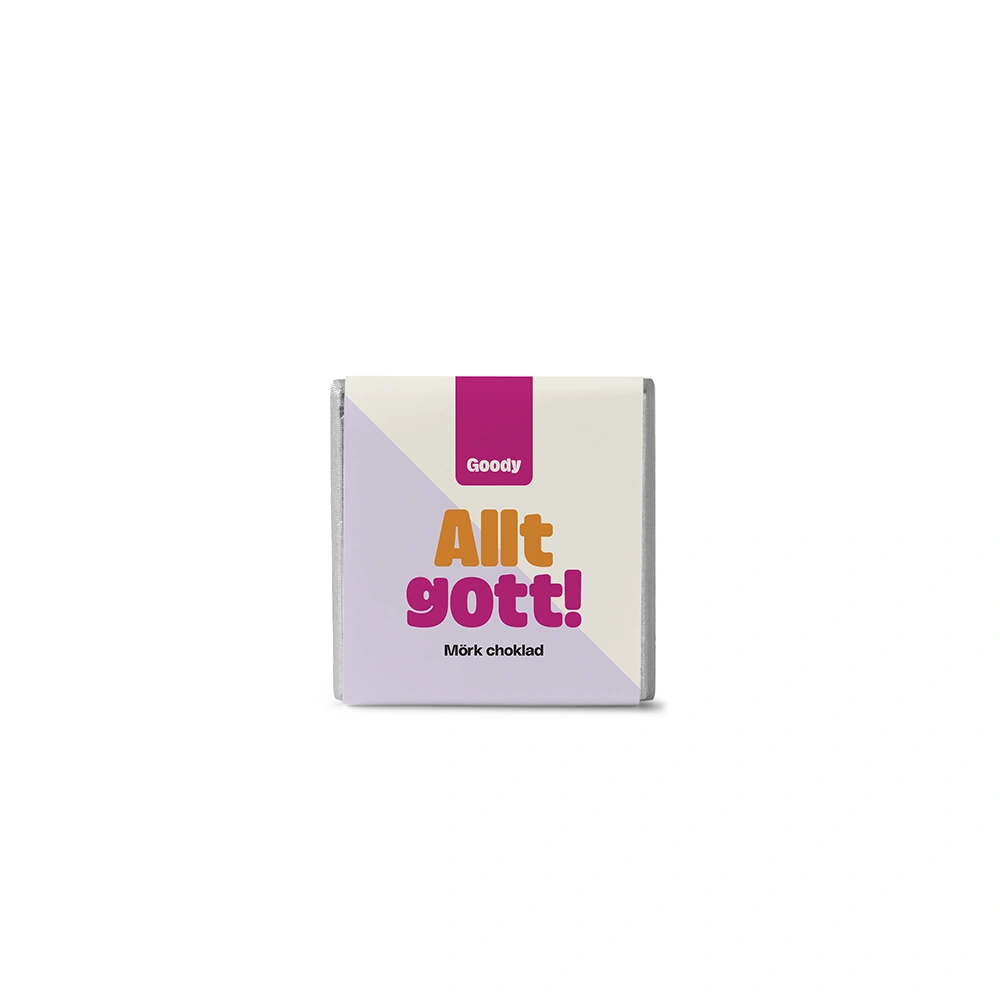 Ekologisk & Fairtrade Chokladkvadrater 5g Standard